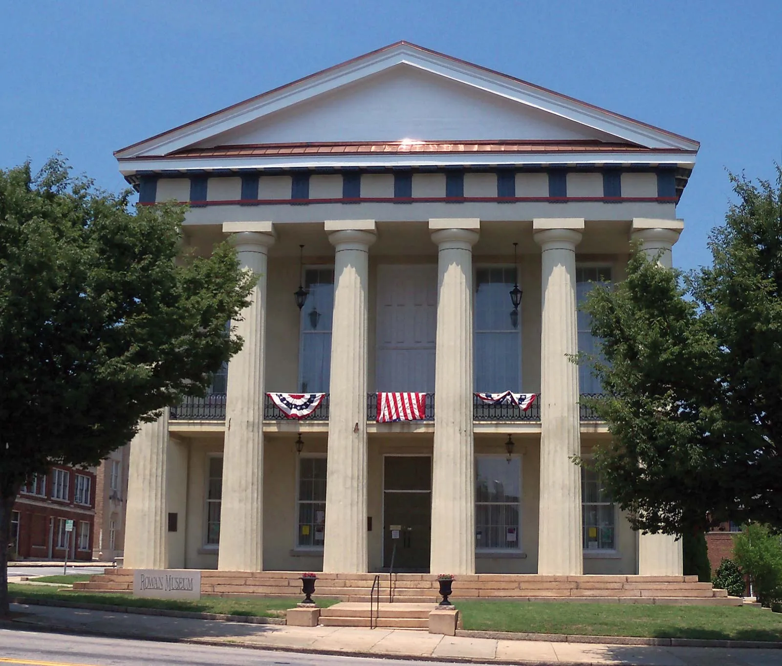 Historic Rowan Museum building in Salisbury NC