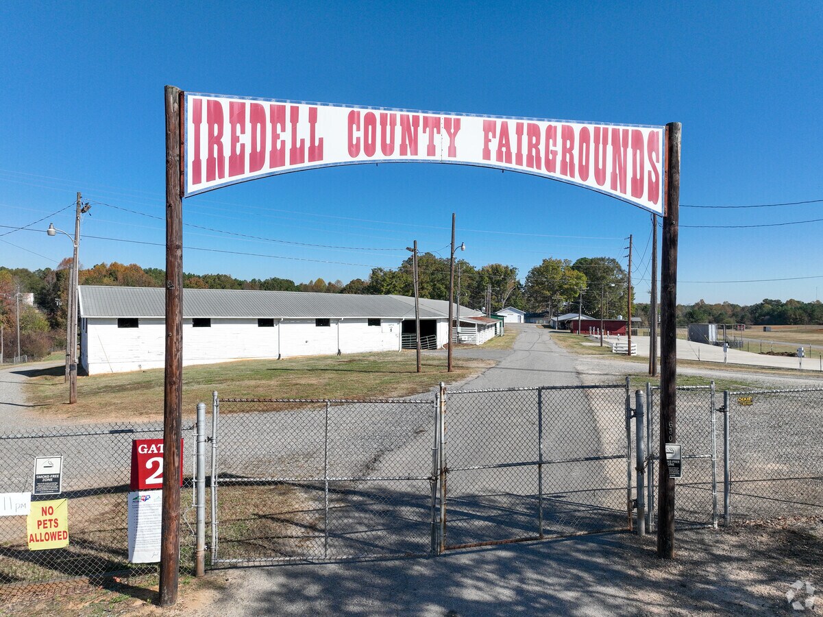 Iredell County Fairgrounds entrance gate