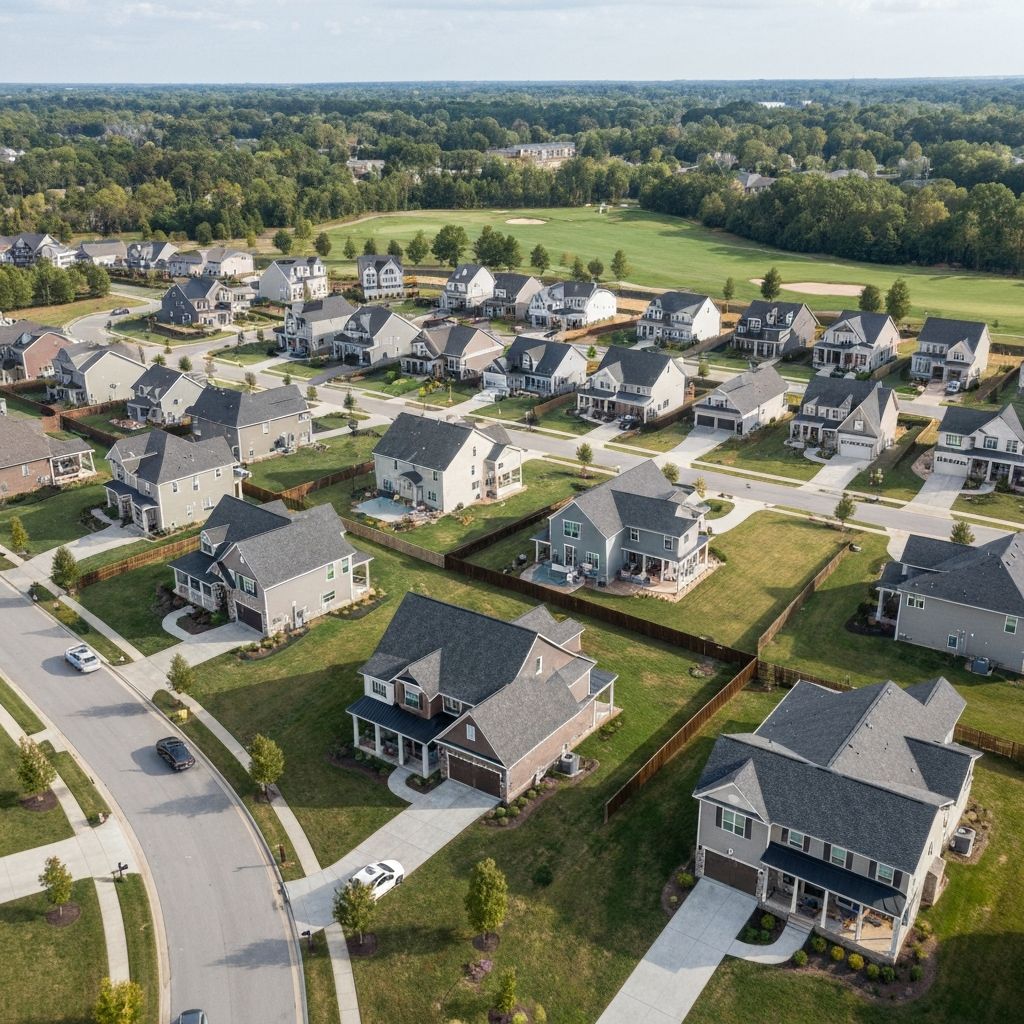 Modern residential neighborhood in Mooresville